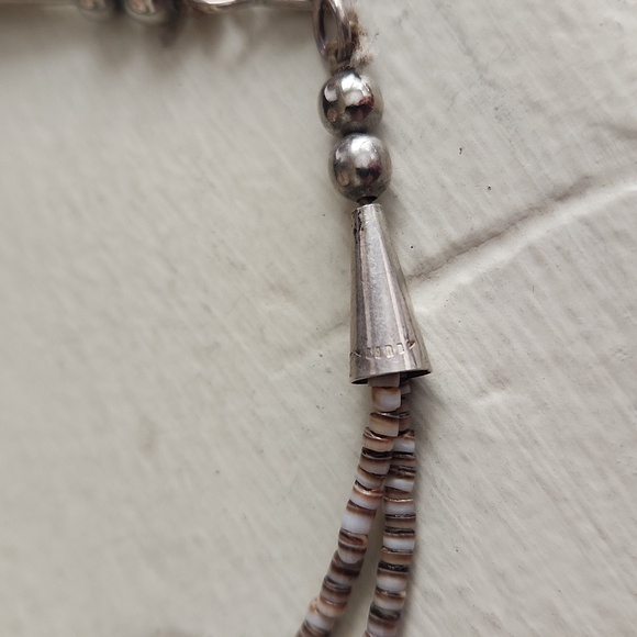 Gorgeous Native American Santo Domingo Double Strand Turquoise 31" Necklace 💚💙 - Picture 7 of 13